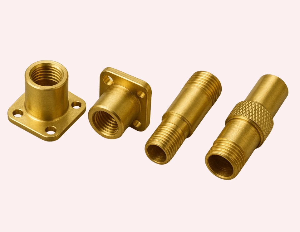 Panel and Cable Mount Brass Connectors, High Quality Electrical Fittings for Wiring and Grounding, Reliable Copper Alloy Terminals for Industrial and Power Distribution
